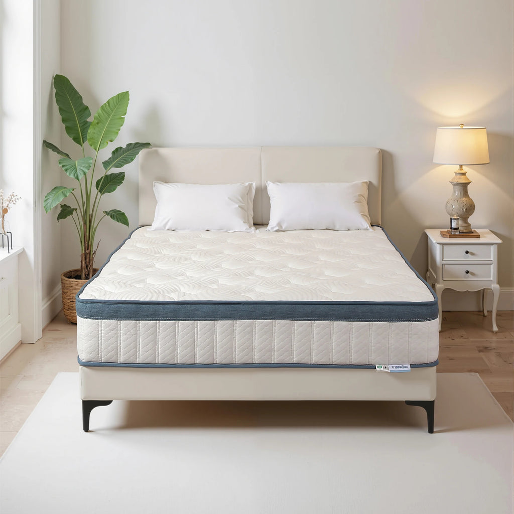 Matelas ressorts ensachés 7 zones – Mousse gel (25cm)