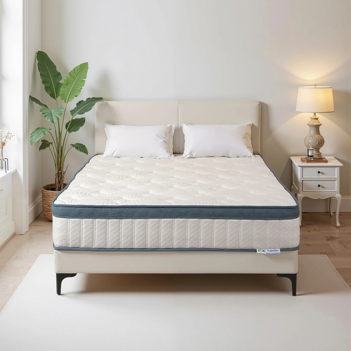 Matelas ressorts ensachés 7 zones – Mousse gel (25cm)