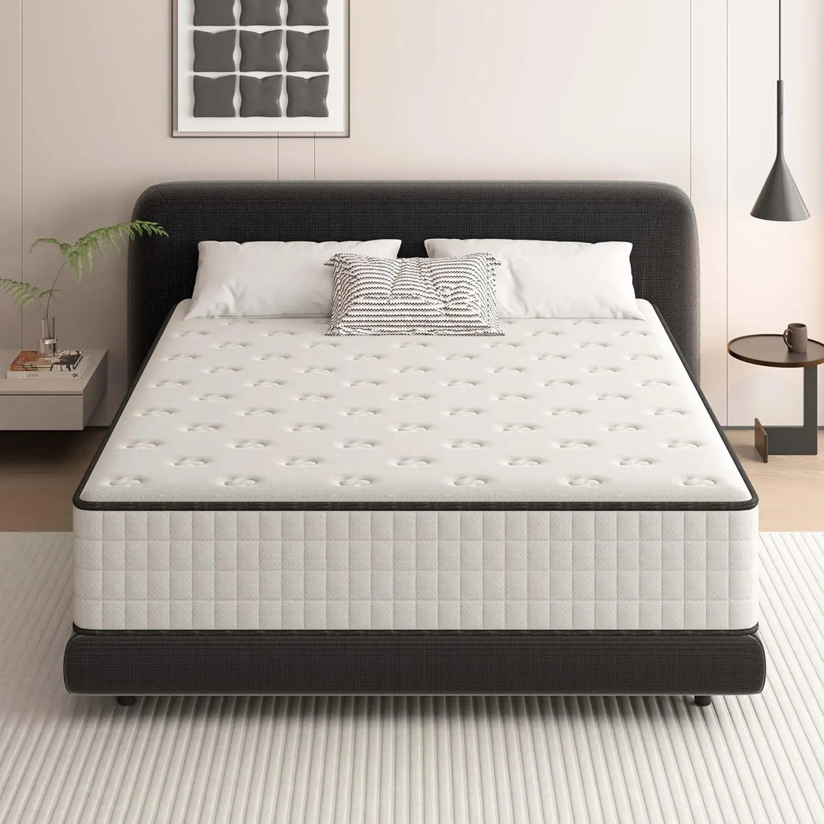 Matelas mémoire de forme et mousse gel réversible