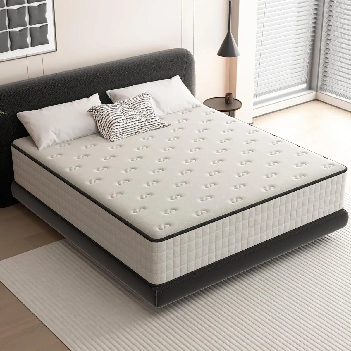 Matelas mémoire de forme et mousse gel réversible